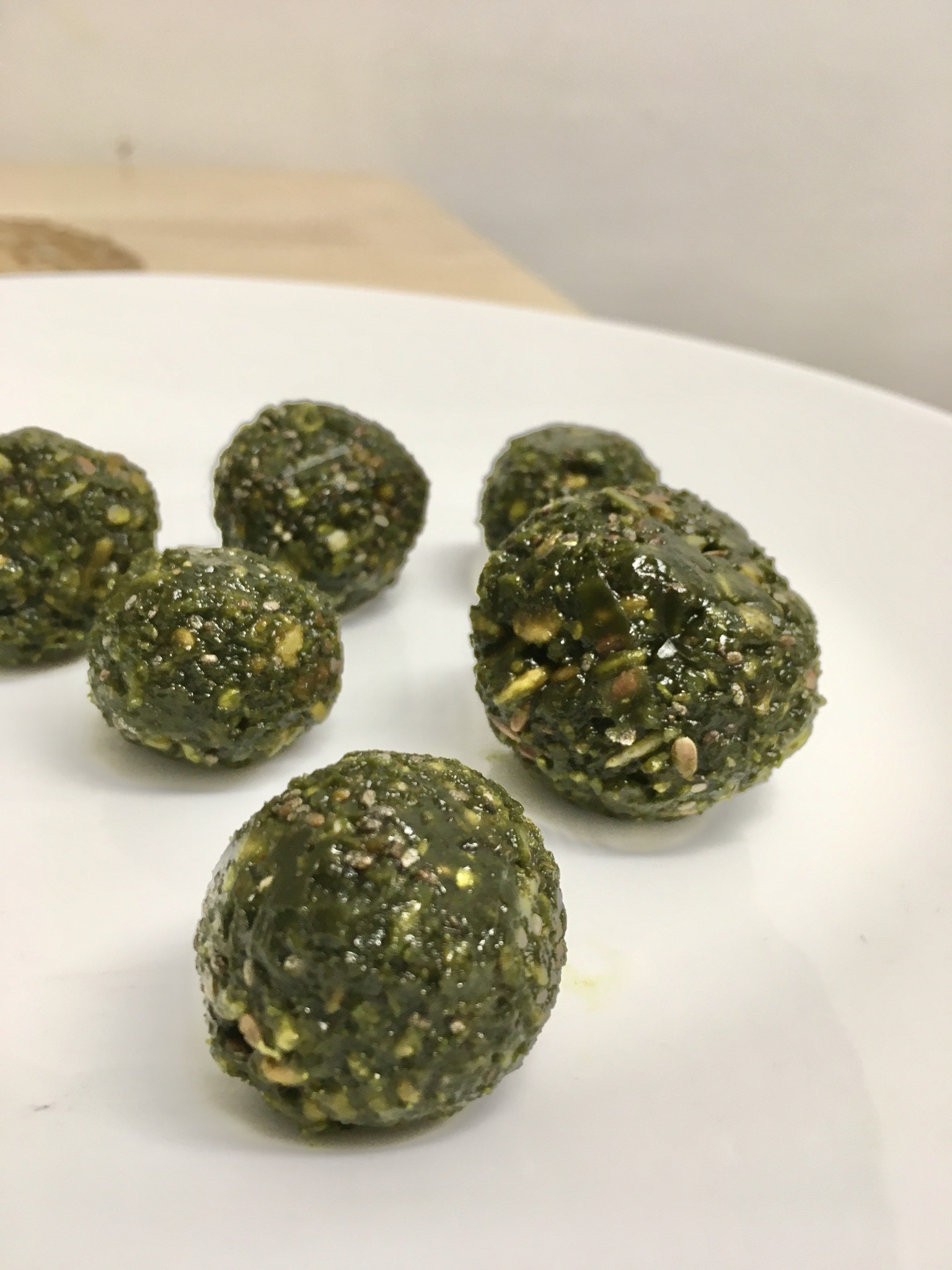 Matcha Protein Balls Sugar Dairy Gluten Free