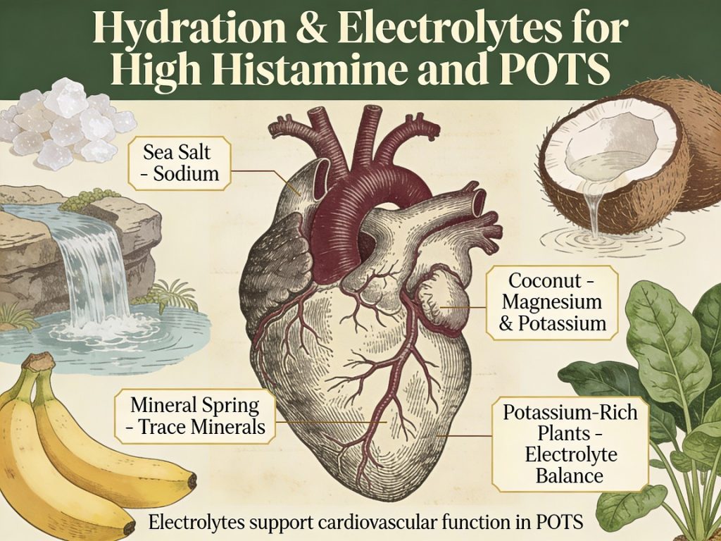 Electrolytes Cardiovascular Health and histamine mcas issues